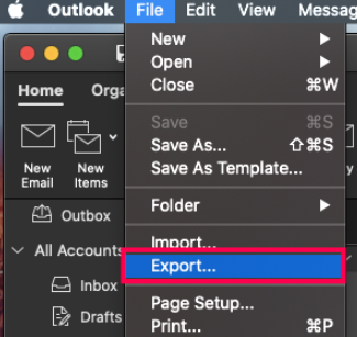 File drop down