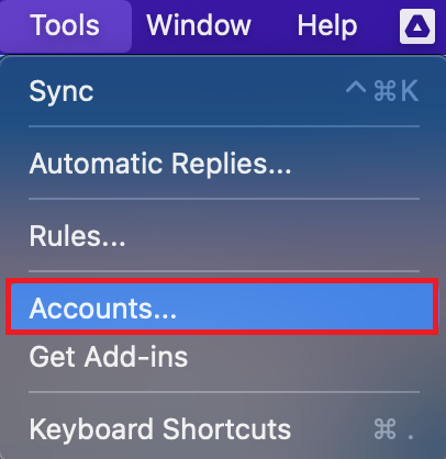 Outlook toolbar