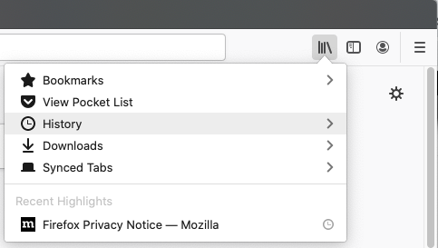 Firefox History