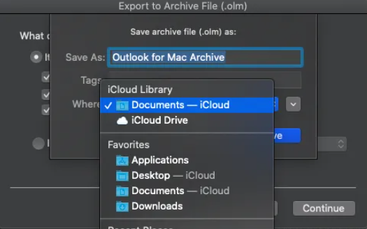 Save options.